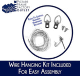 13x38 Inch - Premium 1.25" Black Profile