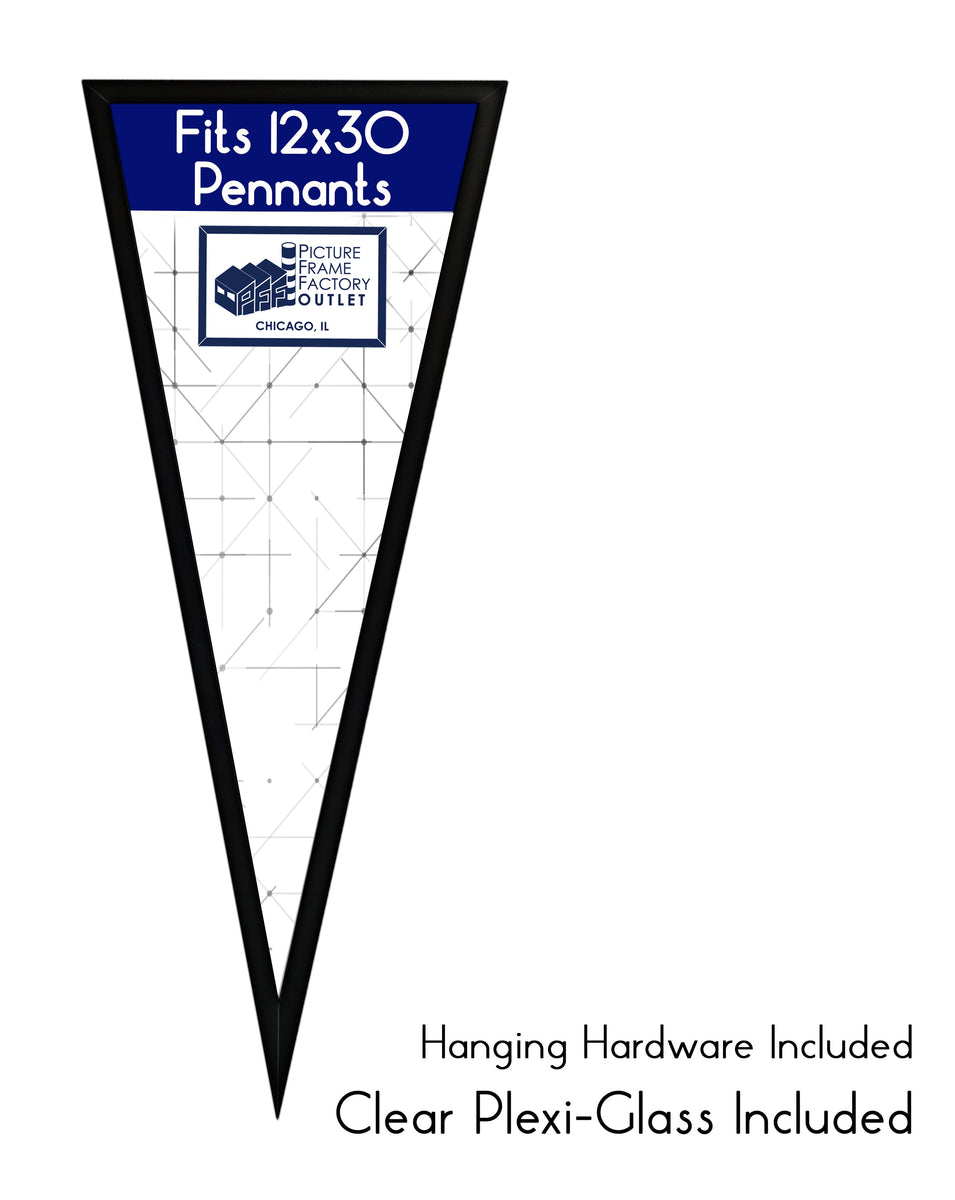 Black Pennant Frame Standard Size Picture Frame Factory Outlet