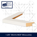 Picture Frame Factory Outlet | White MDF Moulding